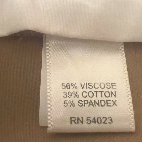 Banana Republic Woman's Sloan Pants, Camel Color, Stretch Fit, Straight leg/slit - Picture 8 of 9